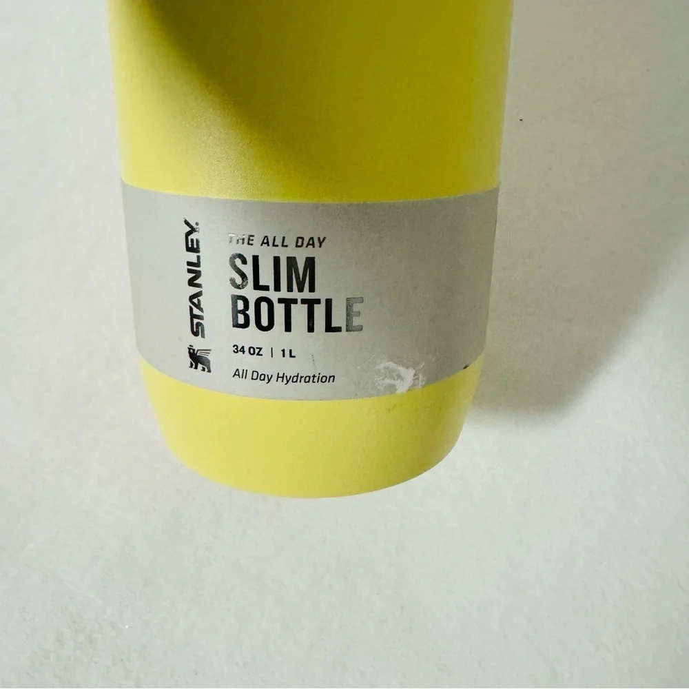 Stanley All Day Slim Bottle 34oz Twist on Lid Travel/Gym Insulated BPA Pomelo - Picture 8 of 9
